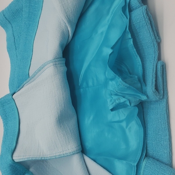 746- Zara Skirt Pleated Sky Blue Color Size S NWT - Picture 3 of 3